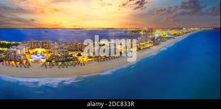 Cancun Strand Stockfoto