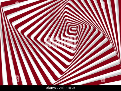 Op Art, auch als optische Kunst bekannt, ist ein Stil der visuellen Kunst, die Verwendung von optischen Illusionen macht. EPS 10 Stock Vektor