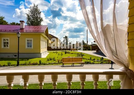 Pjotr Tschaikowsky Museum in Wotkinsk, Udmurtien, Russland, gewidmet dem Komponisten Pjotr Iljitsch Tschaikowsky, der dort seine frühe Kindheit verbrachte. Stockfoto