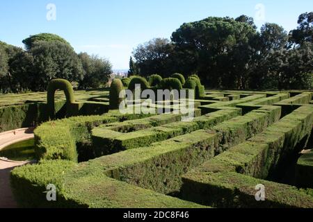 Labyrinth der Gärten Stockfoto