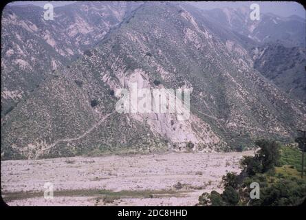 Santa Felicia Dam, 1955-56, Lake Piru, Ventura County Stockfoto