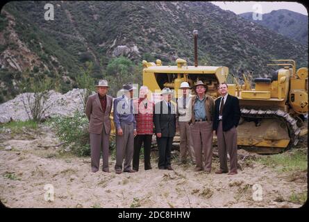 Santa Felicia Dam, 1955-56, Lake Piru, Ventura County Stockfoto