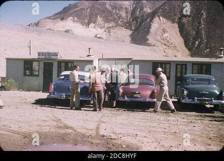 Santa Felicia Dam, 1955-56, Lake Piru, Ventura County Stockfoto