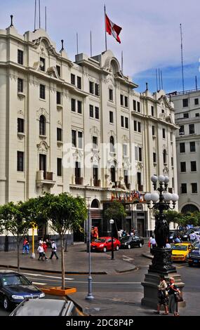 Gran Hotel Bolivar, Jirón de la Unión, Lima, Peru Stockfoto