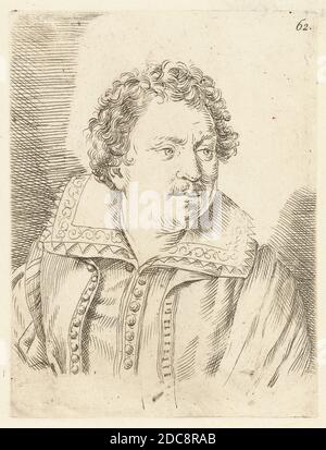 Ottavio Leoni, (Künstler), Roman, c. 1578 - 1630, Giacomo Antonio Mannini, Gravur Stockfoto