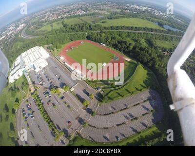 Luftaufnahme von Guildford Spectrum Stockfoto