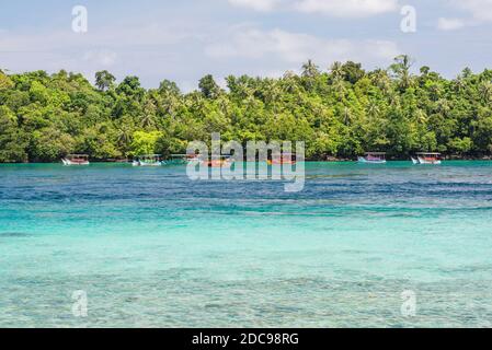 Iboih Beach Bay, Pulau Weh Island, Provinz Aceh, Sumatra, Indonesien, Asien Stockfoto