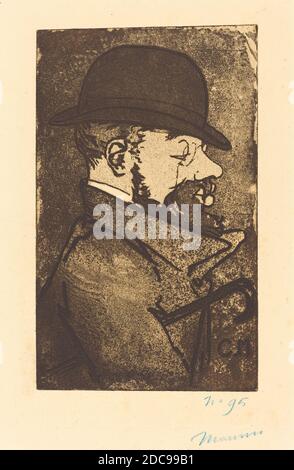 Charles Maurin, (Künstler), Französisch, 1856 - 1914, Henri de Toulouse-Lautrec, 1890, Aquatinta und (Radierung Stockfoto