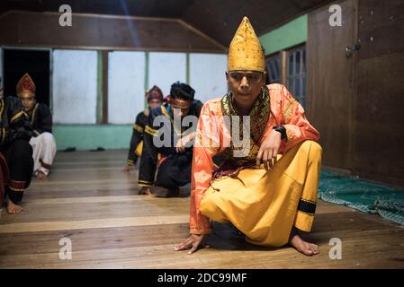 Traditioneller Sumatratanz, Bukittinggi, West Sumatra, Indonesien, Asien Stockfoto