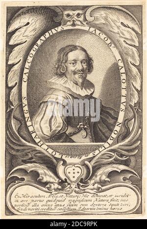 Balthasar Moncornet, (Künstler), Französisch, c. 1600 - 1668, Michel Lasne, (Künstler nach), französisch, 1590 oder vorher - 1667, Jacques Callot, Radierung Stockfoto
