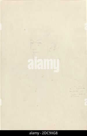 William Blake, (Künstler), britisch, 1757 - 1827, John Linnell, 1825, Graphit, insgesamt: 35.7 x 23.8 cm (14 1/16 x 9 3/8 Zoll Stockfoto