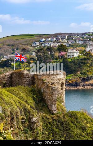 St. Catherines Burg; Fowey; Cornwall; UK Stockfoto