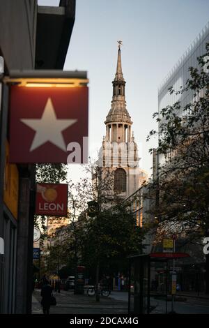 St. Mary-le-Bow Kirche Stockfoto