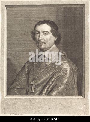 Jean Morin, (Künstler), Französisch, c. 1600 - 1650, Philippe de Champaigne, (Künstler nach), französisch, 1602 - 1674, Pierre Berthier, Radierung Stockfoto