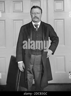 THEODORE ROOSEVELT (1858-1919) als 26. Präsident der Vereinigten Staaten Ca. 1904 Stockfoto