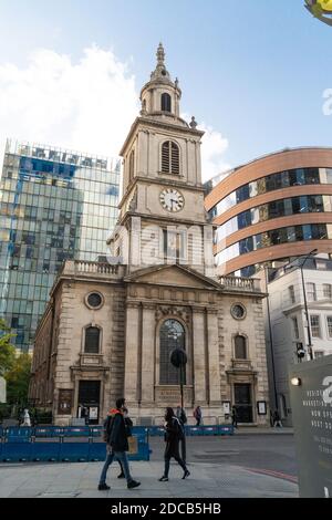 St. Botolph's ohne Bishopsgate Kirche Stockfoto