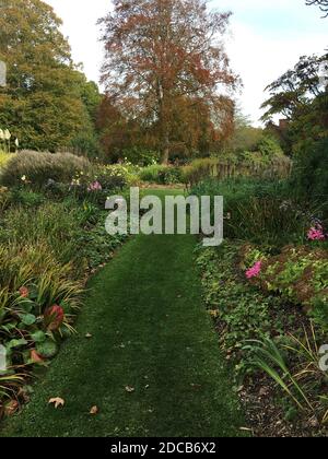 Exbury Gardens, Hampshire im Oktober 2020 Stockfoto