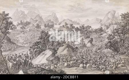 Die Schlacht von QoS-qulaq, 1774. Stockfoto