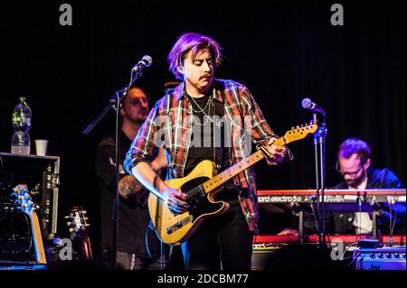 Tausend Pferde leben im Konzert Stockfoto
