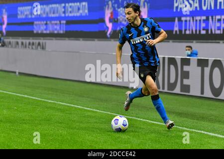 Mailand, Italien. Oktober 2020. Matteo Darmian von Inter Mailand gesehen in der Serie EIN Spiel zwischen Inter Mailand und Parma Calcio 1913 in San Siro in Mailand. (Foto: Gonzales Photo - Tommaso Fimiano). Stockfoto