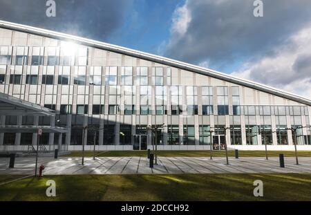 BRÜSSEL, BELGIEN - 28. Jan 2020: Neues NATO-Hauptquartier in Brüssel Stockfoto