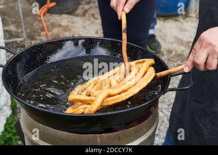 Churros Fotografie Stockfoto