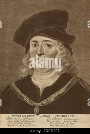 Paracelsus, Schweizer Universalgelehrter Stockfoto