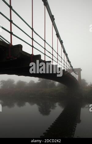Horkstow Bridge über den Fluss Ancholme, North Lincolnshire. Stockfoto