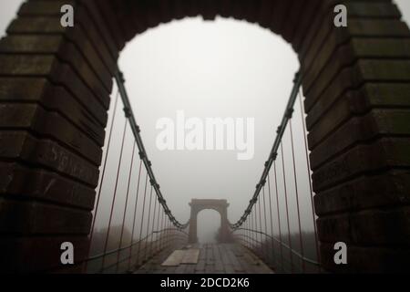 Horkstow Bridge über den Fluss Ancholme, North Lincolnshire. Stockfoto