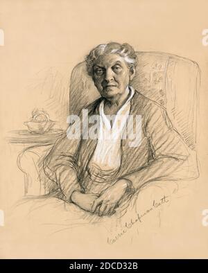 Carrie Chapman Catt, US-amerikanische Frauenrechtlerin Stockfoto