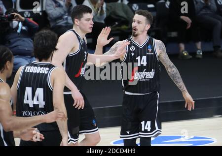 Segafredo Arena, Bologna, Italien, 20 Nov 2020, Josh Adams von Virtus Segafredo Bologna während Virtus Bologna vs Lietkabelis, Basketball EuroCup Championship - Photo Michele Nucci / LM Credit: Ettore Griffoni/Alamy Live News Stockfoto