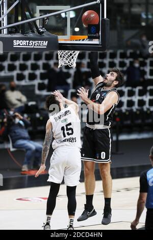 Segafredo Arena, Bologna, Italien, 20 Nov 2020, Amedeo Tessitori von Segafredo Virtus Bologna während Virtus Bologna vs Lietkabelis, Basketball EuroCup Championship - Foto Michele Nucci / LM Credit: Ettore Griffoni/Alamy Live News Stockfoto