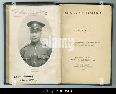 Claude McKay, 'Songs of Jamaica', 1912 Stockfoto