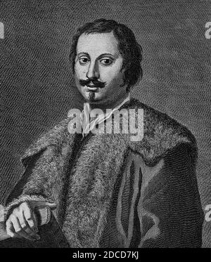 Evangelista Torricelli, Italienischer Physiker Stockfoto