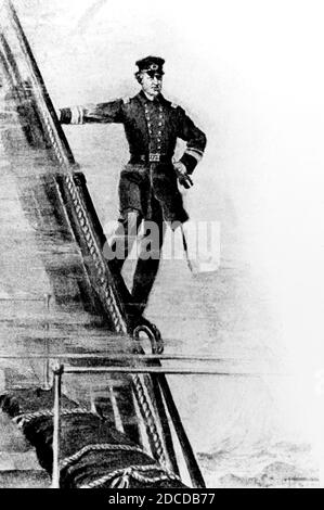 Schlacht von Mobile Bay, Admiral Farragut, 1864 Stockfoto