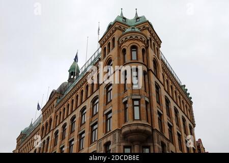 Art Nouveau Stil Hertziahuset in Göteborg, die jetzt verwendet wird Als Büro von ASECO Stockfoto