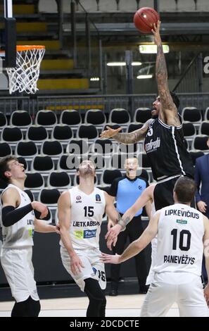 Bologna, Italien. November 2020. Bologna, Italien, Segafredo Arena, 20 Nov 2020, Julian Gamble of Virtus Segafredo Bologna during Virtus Bologna vs Lietkabelis - Basketball EuroCup Championship - Credit: LM/Michele Nucci Credit: Michele Nucci/LPS/ZUMA Wire/Alamy Live News Stockfoto