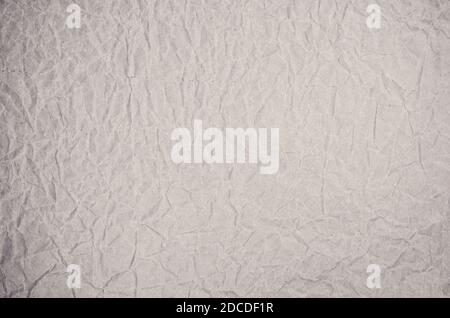 Eine Aufnahme aus einem zerknittert gedrehten Stück Papier Stockfoto