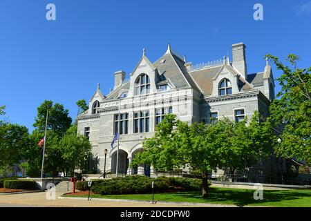 New Hampshire Legislative Office Building, Concord, New Hampshire, USA. Das Legislative Office Building, erbaut 1884 im viktorianischen Stil, war früher Stockfoto