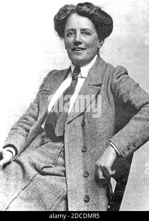 ETHEL SMYTH (1858-1944) Englische Komponistin und prominentes Mitglied der Frauenwahlbewegung 1922. Stockfoto