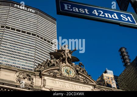 Das Grand Central Terminal ist ein Wahrzeichen von New York City, USA Stockfoto