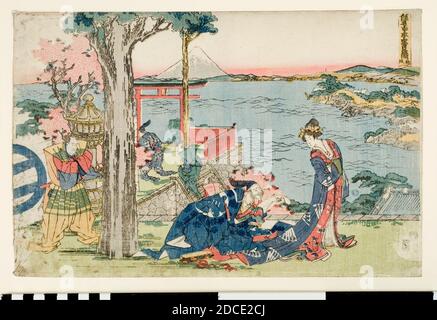 Katsushika Hokusai - Holzschnitt Stockfoto