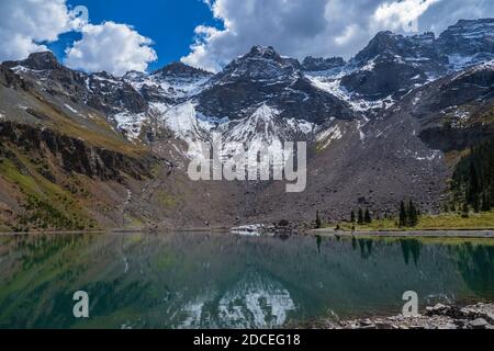 Lower Blue Lake, Uncompahgre National Forest, Ridgway, Colorado. Stockfoto