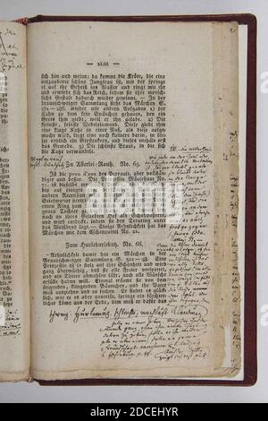 Kinder und Hausmärchen (Grimm) 1812 I 431. Stockfoto