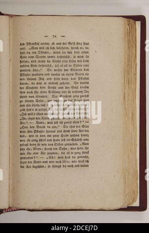 Kinder und Hausmärchen (Grimm) 1812 II 071. Stockfoto