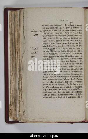 Kinder und Hausmärchen (Grimm) 1812 II 260. Stockfoto