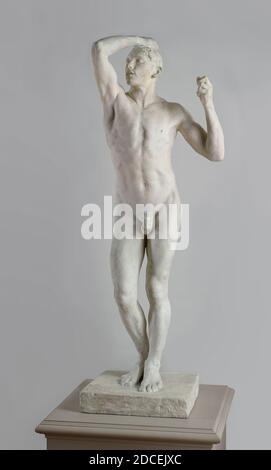 Auguste Rodin, (Bildhauer), französisch, 1840 - 1917, Bronzezeit (L'Age d'Airain), Modell 1875-1876, Guss 1898, Gips, insgesamt: 180 x 71.1 x 58.4 cm (70 7/8 x 28 x 23 Zoll Stockfoto