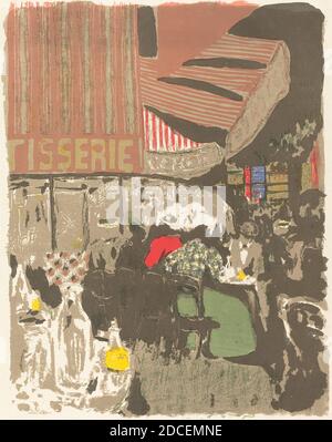 Ambroise Vollard, (Künstler), Französisch, 1867 - 1939, Edouard Vuillard, (Künstler), Französisch, 1868 - 1940, Edouard Vuillard, (Drucker), Französisch, 1868 - 1940, The Bakery (La Patiserie), Paysages et interieurs: pl.10, (Serie), 1899, Farblithographie auf chinapier Stockfoto