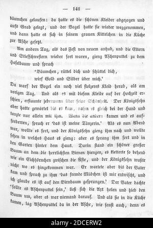 Kinder und Hausmärchen (Grimm) 1850 I 141. Stockfoto