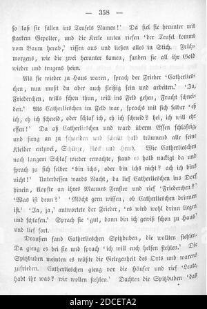 Kinder und Hausmärchen (Grimm) 1850 I 358. Stockfoto